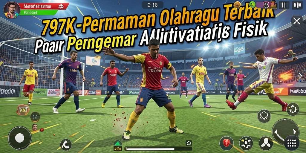 Tangkapan layar gameplay <strong>797K</strong> yang menunjukkan aksi seru dalam olahraga.