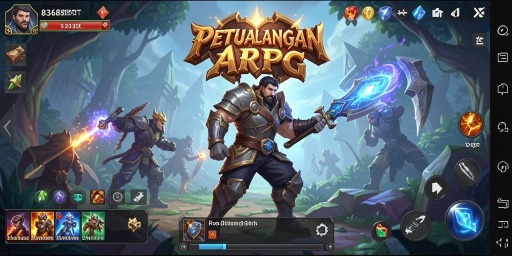 Tampilan gameplay 8368SLOT yang menarik dan mendebarkan dalam dunia ARPG.