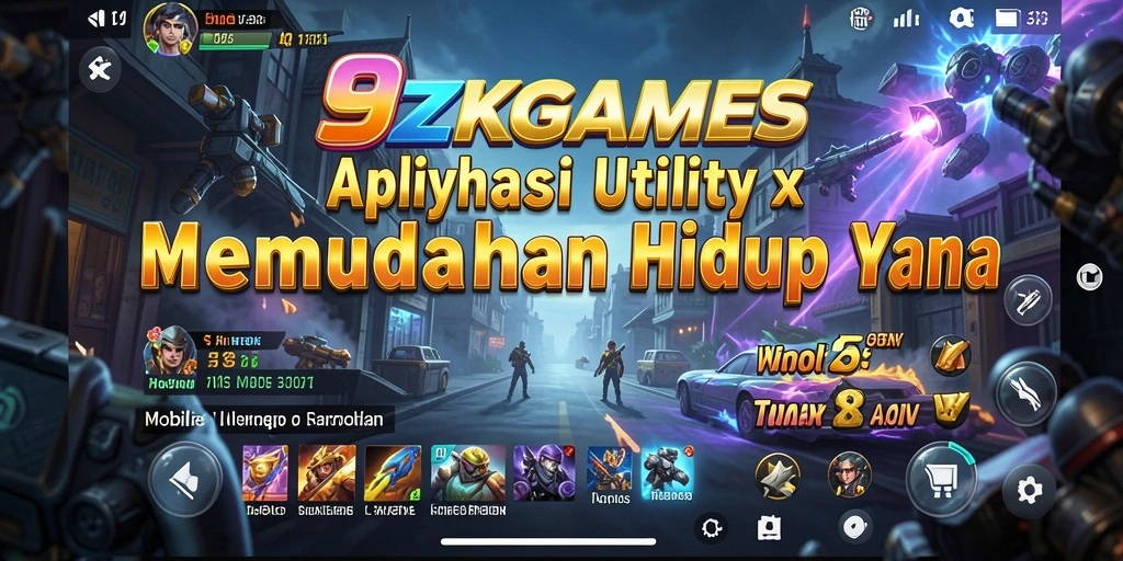 Tampilan antarmuka pengguna 9ZKGAMES yang intuitif dan mudah digunakan.