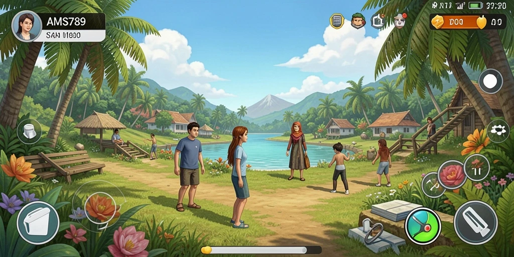 Tangkapan layar utama AMS789 menampilkan momen seru dalam gameplay Casual.