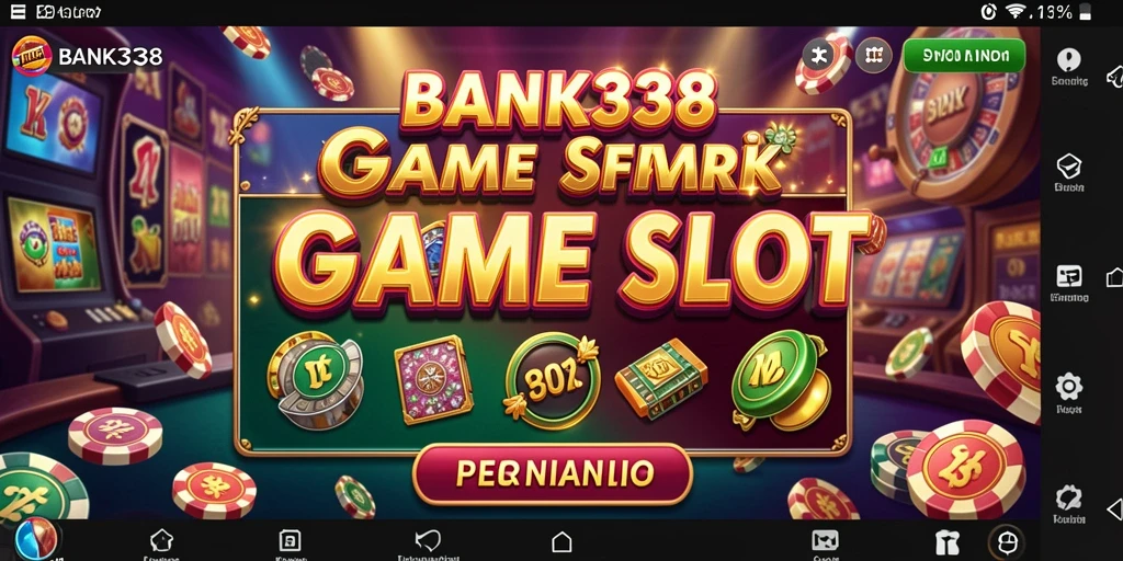Tampilan gameplay BANK338 yang menarik dan penuh warna.