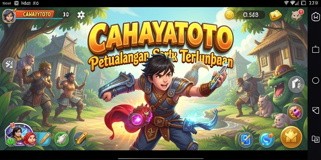 Tampilan gameplay seru dari CAHAYATOTO dalam petualangan mendebarkan.