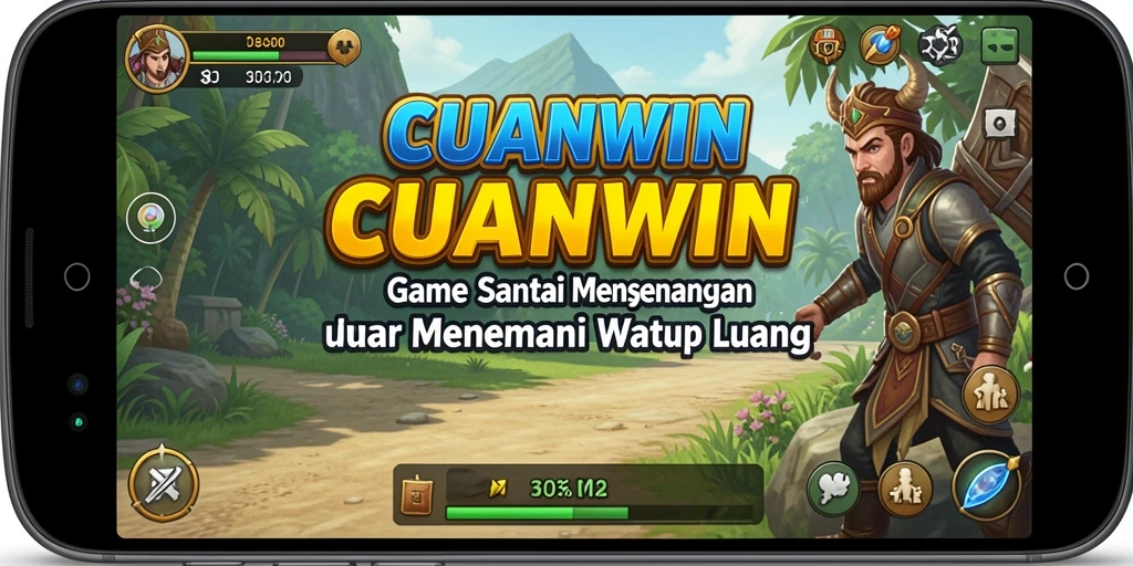 Screenshot menunjukkan momen seru dalam gameplay CUANWIN yang santai.