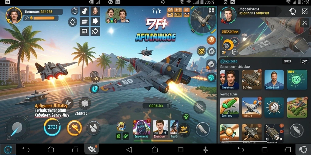 Tampilan antarmuka sederhana dan intuitif dari F7F7.