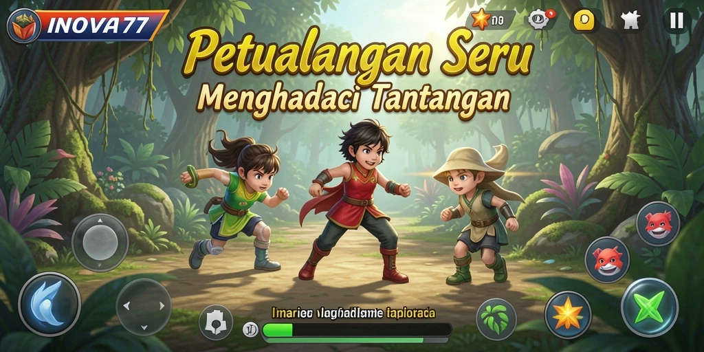 Gameplay menarik INOVA77 yang mengajak pemain menjelajahi dunia petualangan.