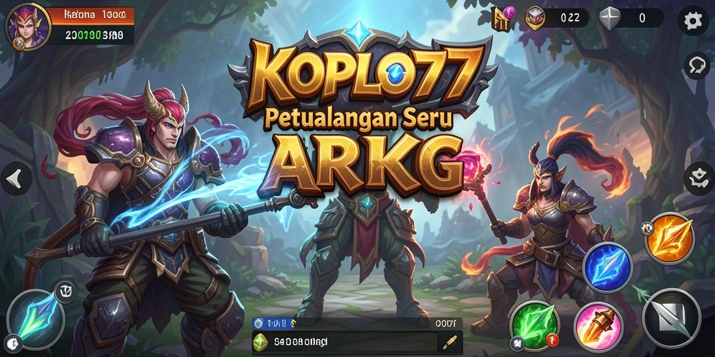 Tampilan permainan KOPLO77 dengan pertempuran yang seru dan grafis yang menawan.