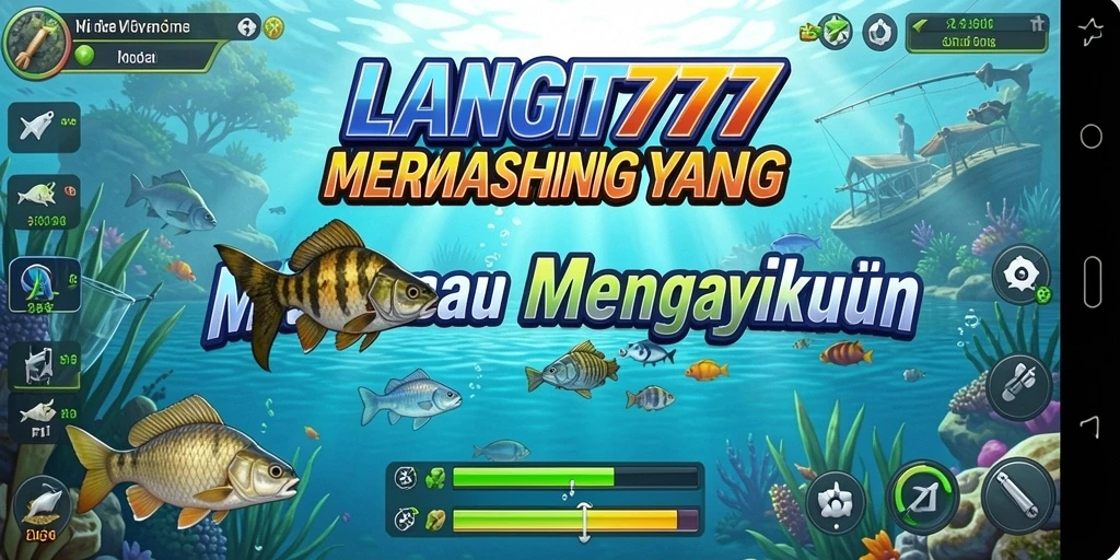 Tampilan grafis menakjubkan dalam permainan memancing LANGIT777.