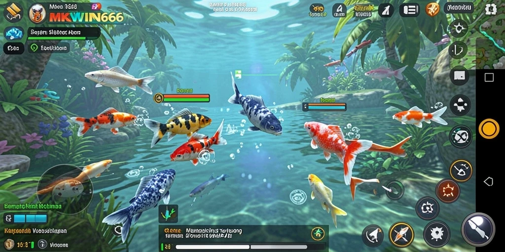 Gameplay yang seru dan menantang dalam MKWIN666.