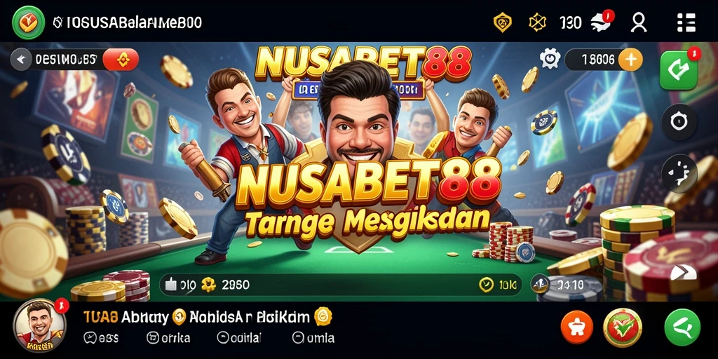 Tampilan gameplay menarik dalam NUSABET88 saat permainan berlangsung.