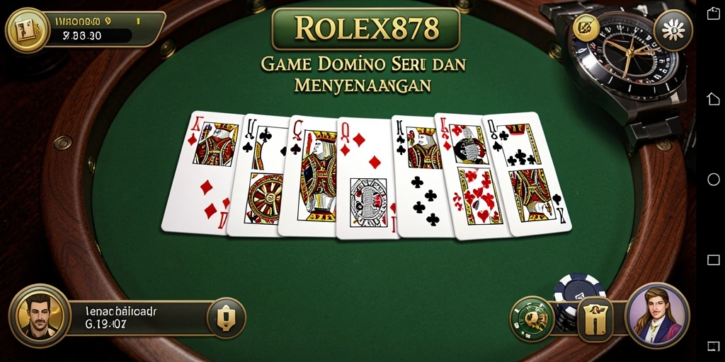 Tampilan gameplay seru dan interaktif dalam ROLEX878.