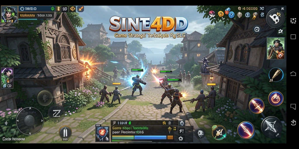 Tampilan gameplay SINTE4D yang menarik dan strategis.