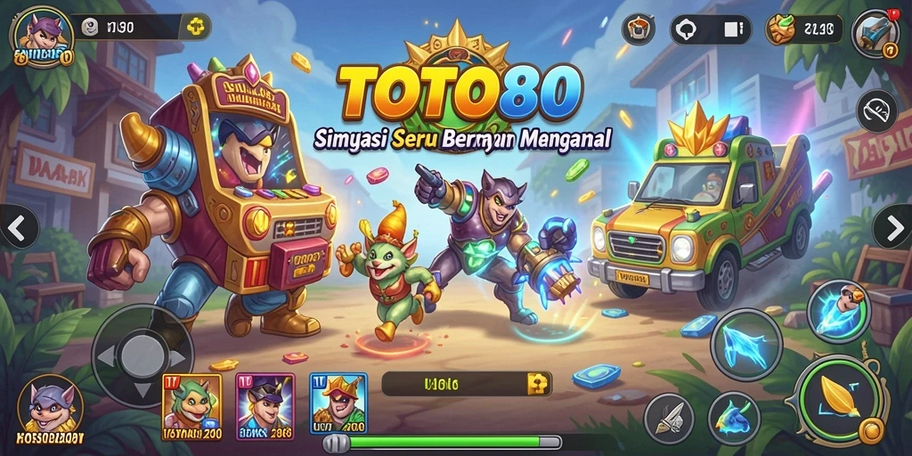 Screenshot gameplay TOTO80 menampilkan interaksi dinamis pemain dalam simulasi.